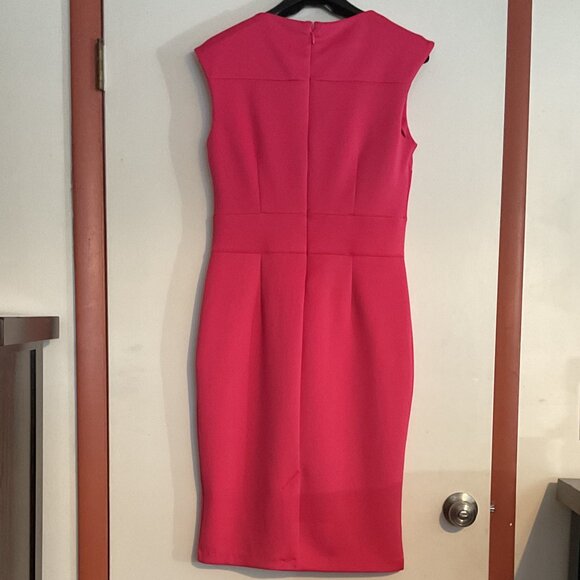 New York & Company Pink Sleeveless Sheath Dress | Size M - Picture 6 of 8